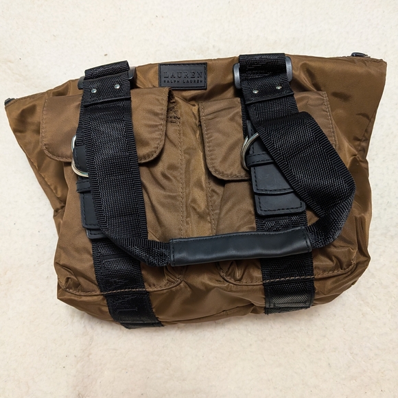 Lauren By Ralph Lauren Brown Handbag/Tote Style Bag - Picture 3 of 9